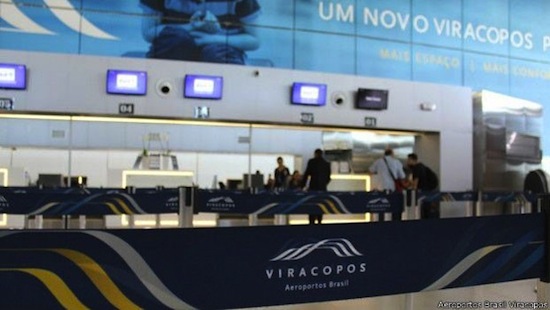 Aeroporto de Viracopos, em Campinas