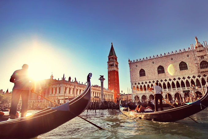 Veneza e sua paisagem pitoresca